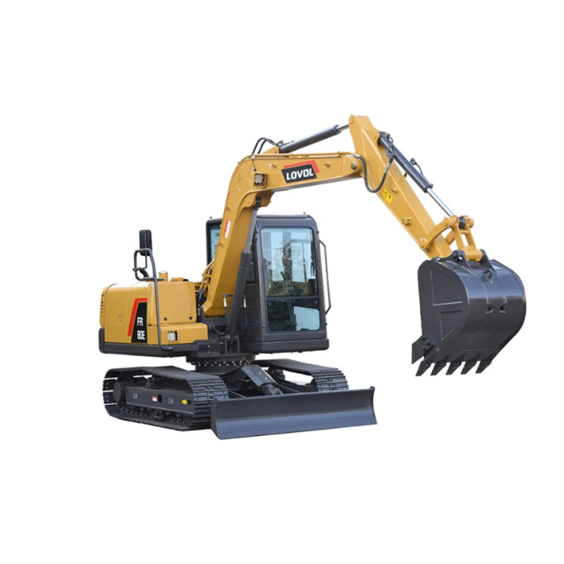 Lo vol Small Japanese Hydraulic And Engine System 44.4kw Power New 8Ton Crawler Excavator