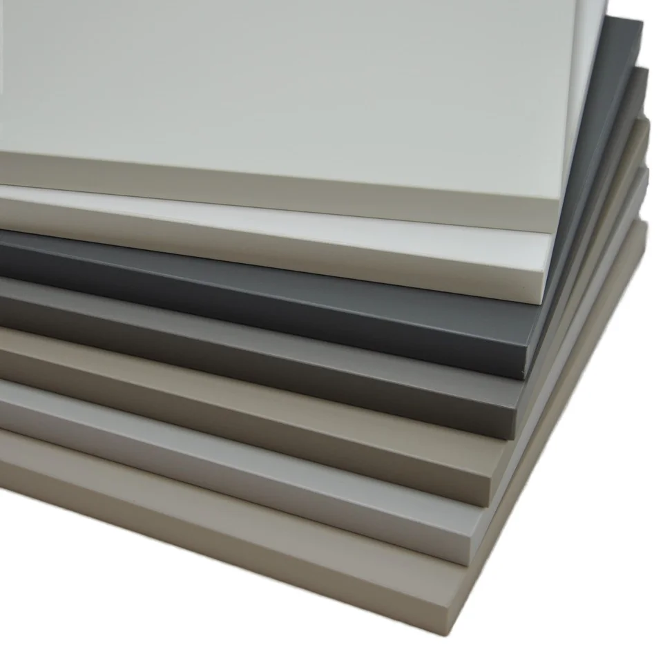 White matte double-sided polyester film (PET) laminate 18mm MDF for interior furniture panel kitchen cabinets E0/E1