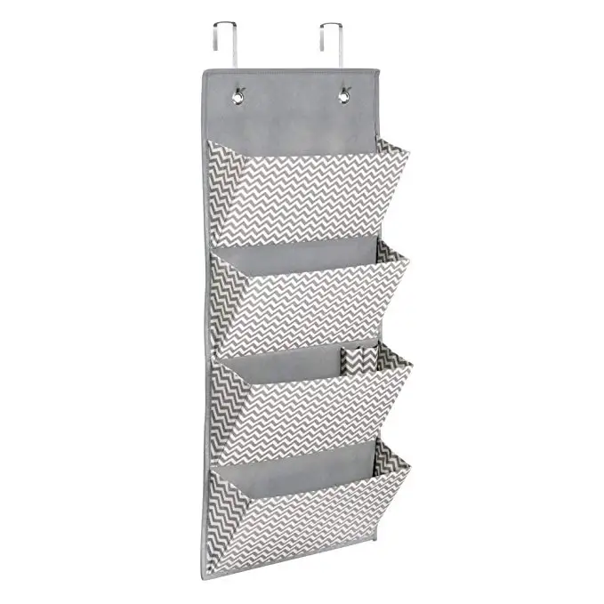 Бытовой 4 Карманы над дверью настенный Висящий Органайзер для канцелярских принадлежностей файл Органайзер документов держатель