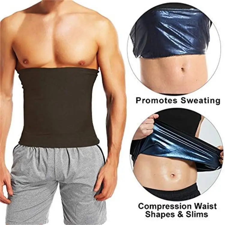 Sweat Fat Burning Sauna Belt Tummy Control Trimmer Fitness Shapewear Stomach Waist Trainer Cincher Sauna Slimming Belt