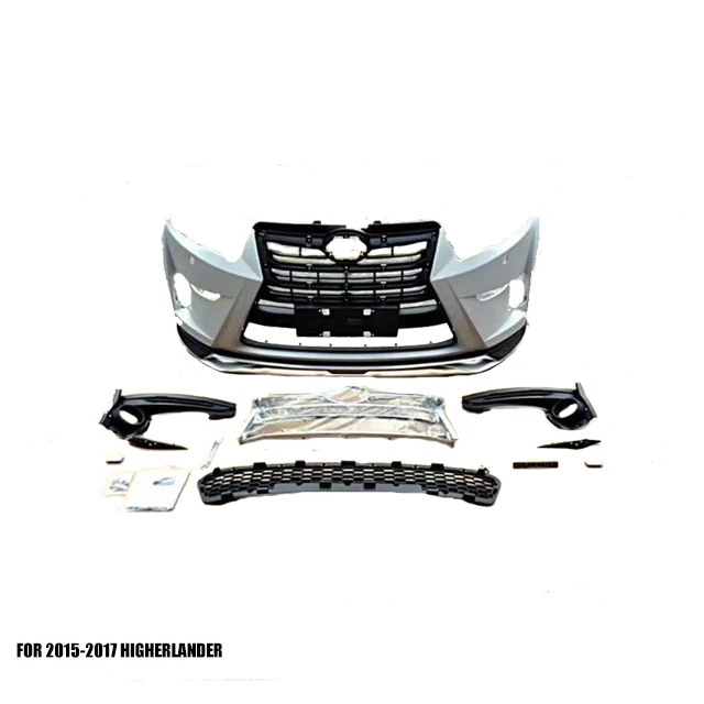 
Hot Sales Front & Rear Car Bumper Body Kit for 2015-2017 Highlander LX design 