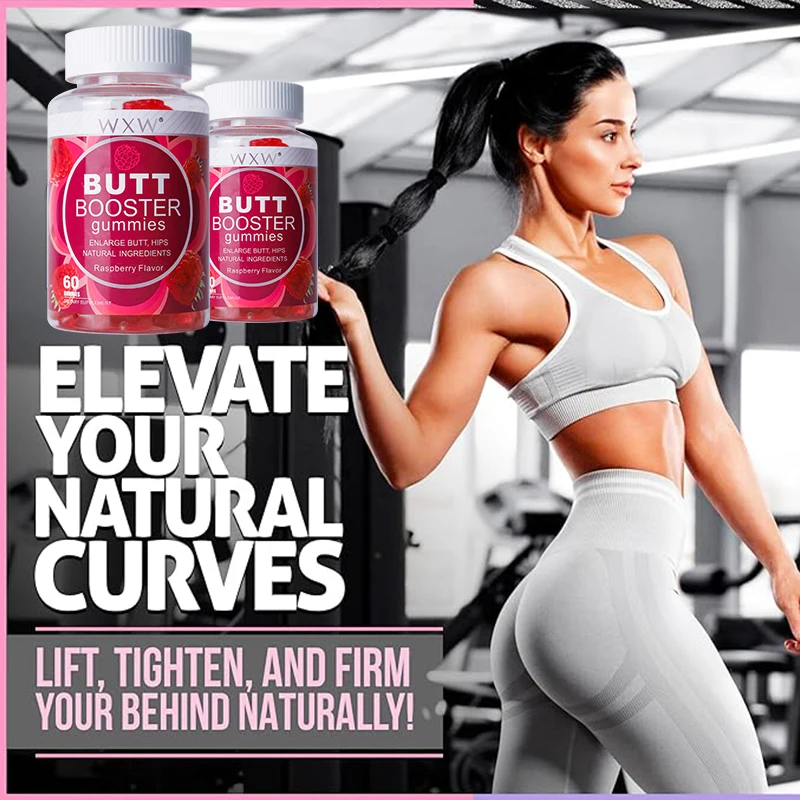 Stock WXW Butt Booster Gummies Hip and Butt Enlargement Gummies Hip Lifting Butt Enhancement Buttock Booster Gummies