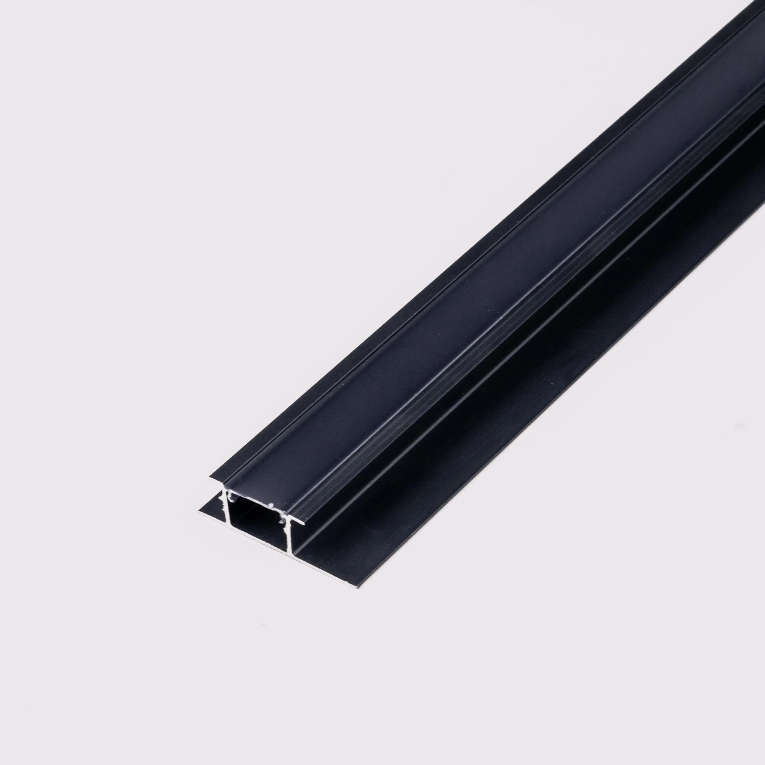 High Quality Round Black Aluminium Tile Trim Led Strip Profile