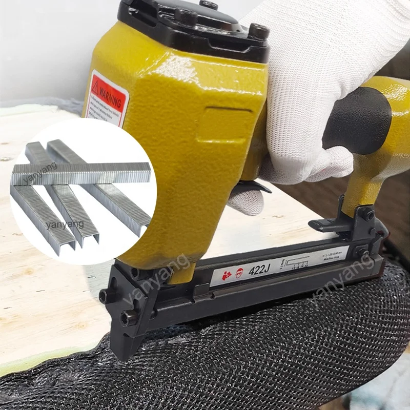 Yanyang Factory Price Produced Sofa Nails 7110 7112 Upholstery Galvanized Fine Wire Staples 7116 Furniture Staples Pins