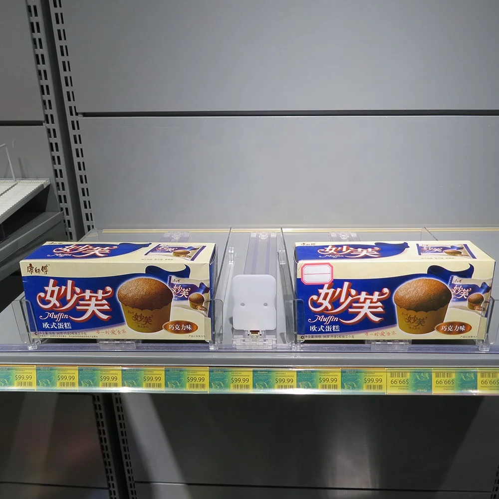 Супермаркет смарт-толкатель дисплея продукта система толкателя