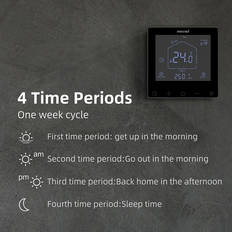 Touch Screen Heating Smart Thermostat for Floor Heating Electric 16a/Gas Boiler/Underfloor Temperature Control