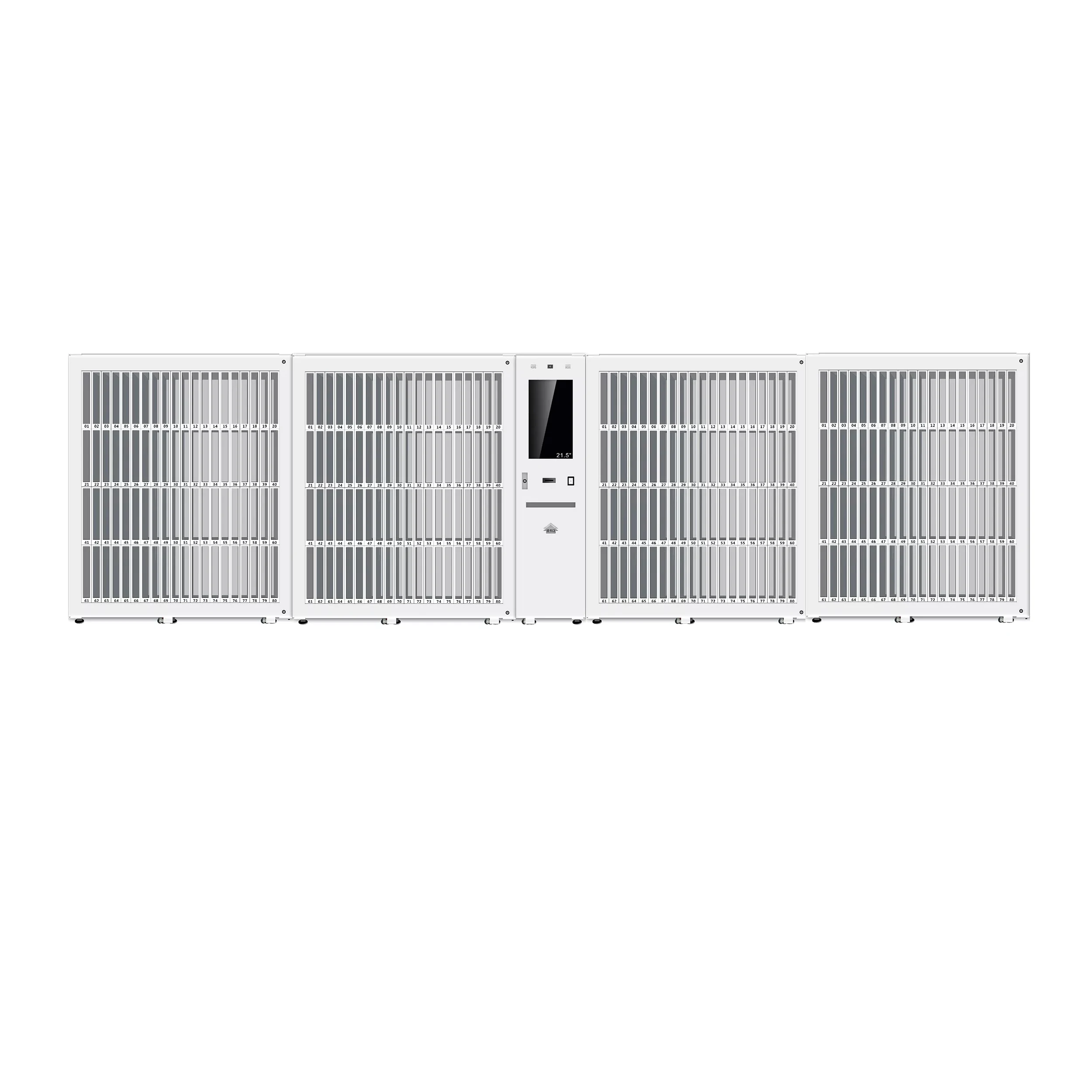 Smart Intelligent Door Digital Smart Locker Book Vending Machine With Led Panel