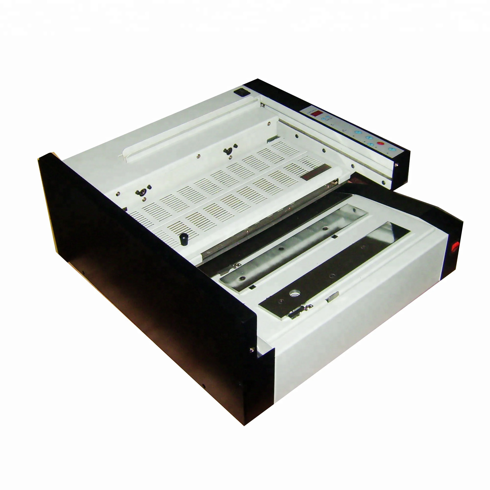 J380 Mini Desktop A4 Size Book Binding Machine 330mm/12.9' Semi-Automatic Hot Glue Binder for Perfect Glue Binder