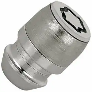 Hot Sale new product solid rose gold slim wheel small 7 point star key car lug nuts