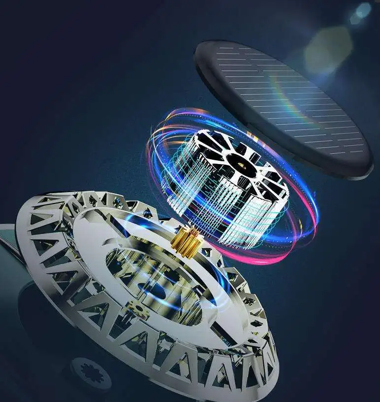 Car Perfume Solar Rotating Aromatherapy Car Number Ornaments Supplies High-End Car Fragrance