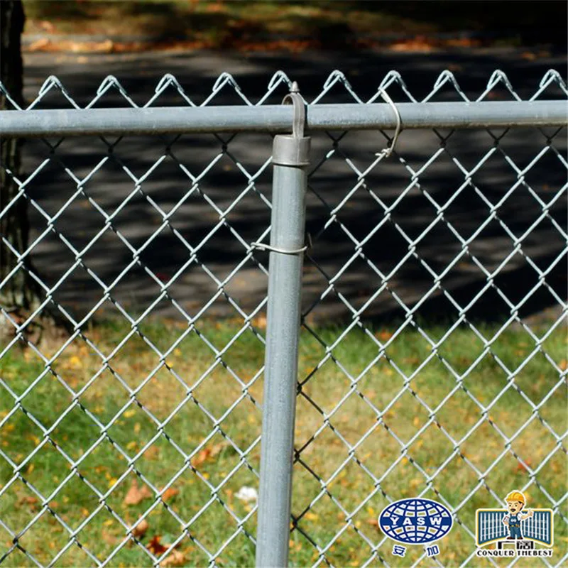 Durable Low Price Pvc Coated Galvanized Chain Link Fence Diamond Wire Mesh