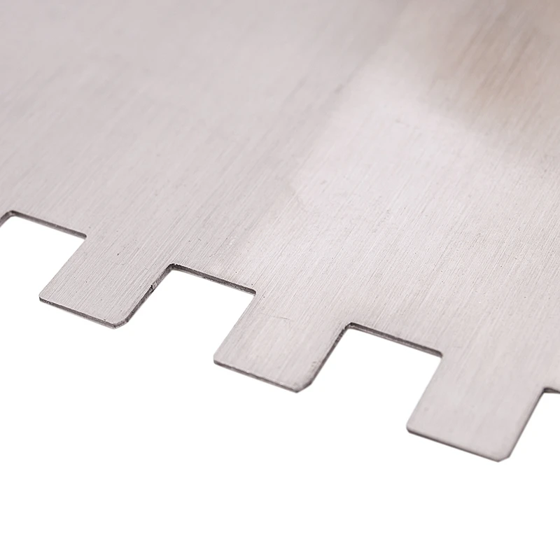 Multi-Standard Toothed Trowel Square  Serrated Trowel Tile Ash  Trowel Tile Bricklayer Tool