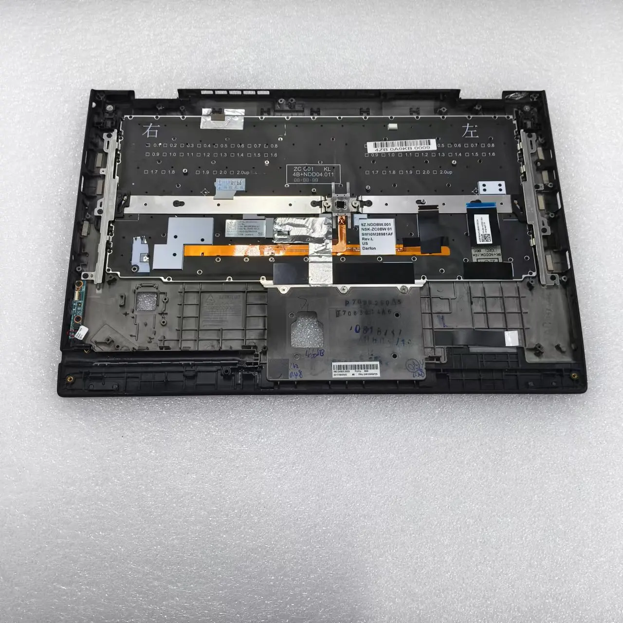 X1 Yoga Keyboard For Lenovo Thinkpad X1 Yoga 2nd 3rd Gen Palmrest With Keyboard Cover C Top Cover US