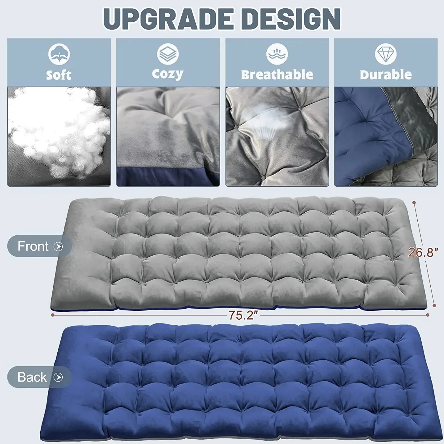 DrunkenXp Folding Bed Camp Cot Portable Travel Single Folding Bed Sofabed Folding Sofa Bed