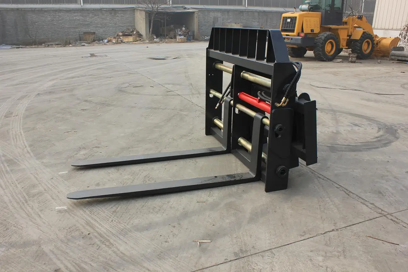 Китайский завод гидравлический поддон для погрузчика с регулируемыми вилками