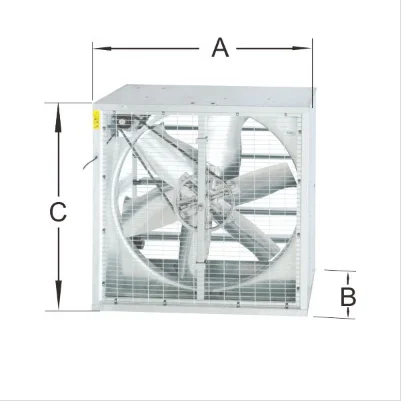 
Yuton LF series High Quality Greenhouse Exhaust air cooler fan dust remover fume aspirator draft cooling circulation fan 