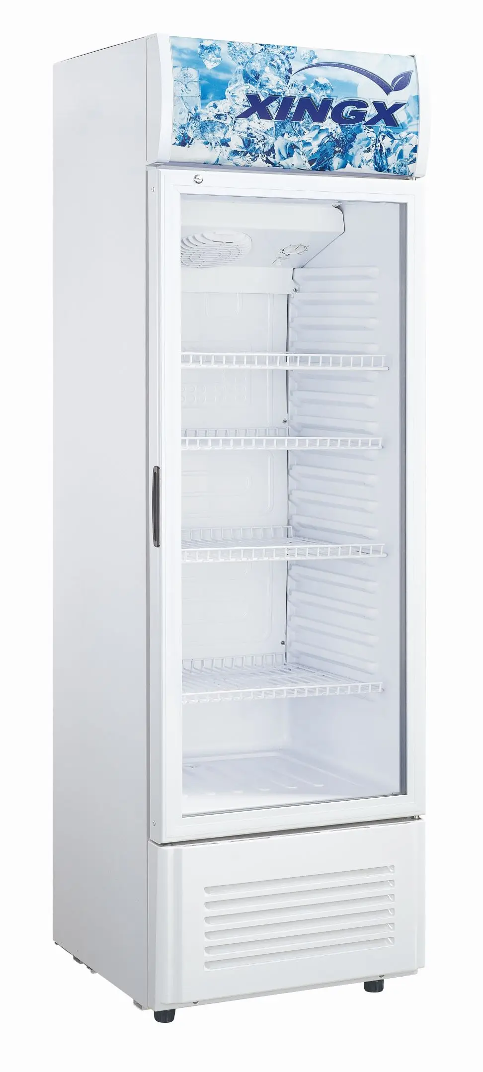 drink showcase upright glass door cooler glass door beverage cooler commercial display fridge
