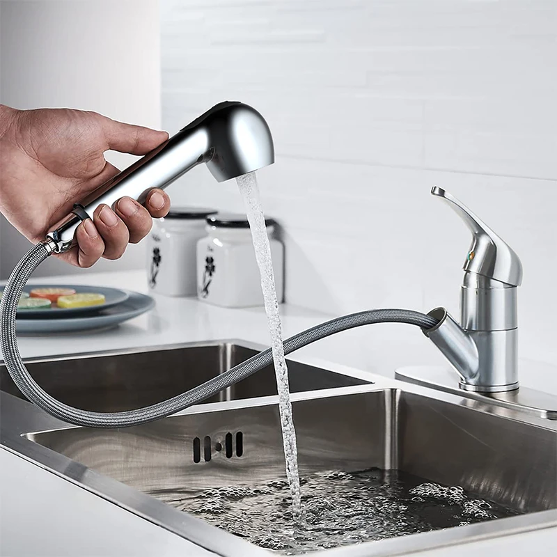 RAINSHOWER HOT SALE water saving 2 Function Tap Replacement Part Polished Chrome Pull Down Kitchen Faucet Sprayer  Nozzle Head
