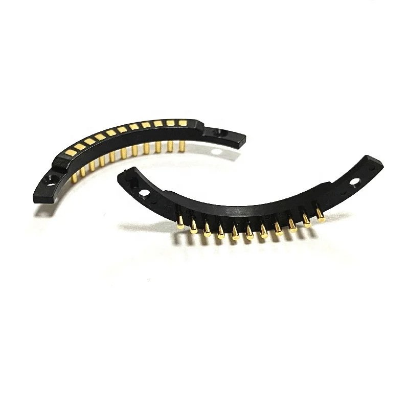 11PIN Conductive Semicircular SLR Camera Lens Pogo Pin Connector