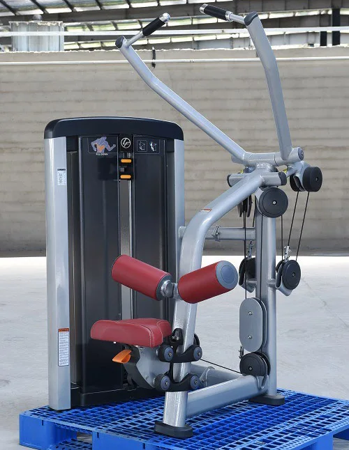 Gym Body Building Strength Training Adjustable bilateral life pin loaded Lat Pull Down machine fitness equipment