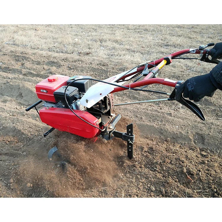 Agriculture greenhouse rice garden equipment tools mini cultivator machine tiller plough wheel farm mini power tiller