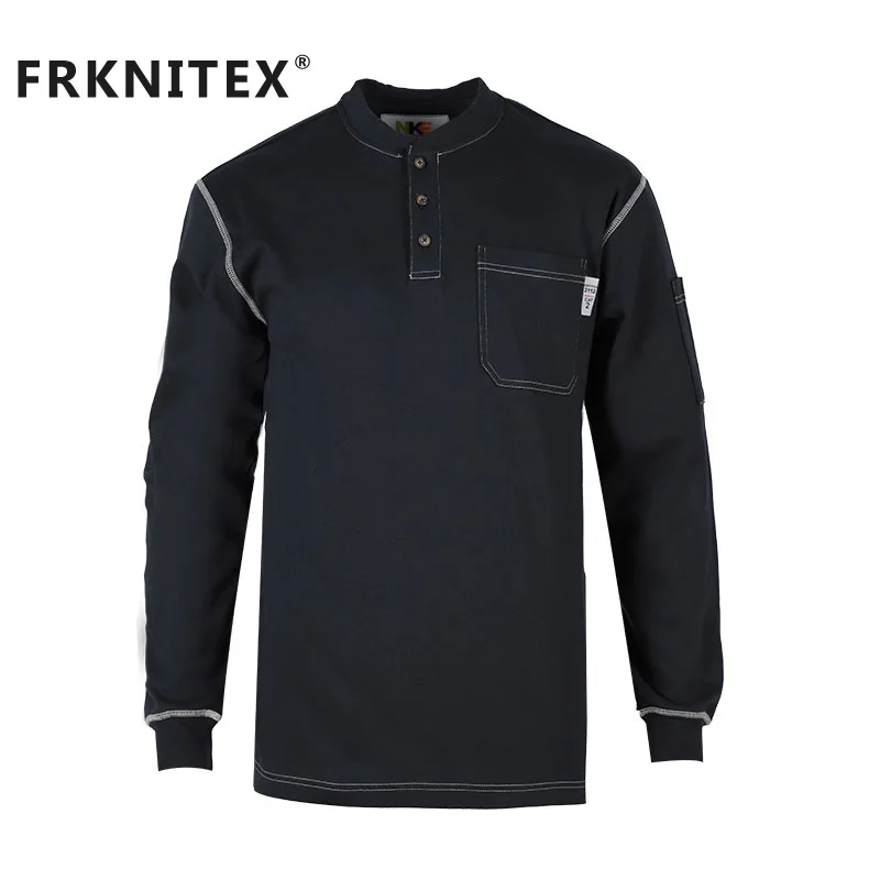 Бесплатная доставка Мужская черная рабочая одежда FRKNITEX с логотипом на заказ футболки поло для