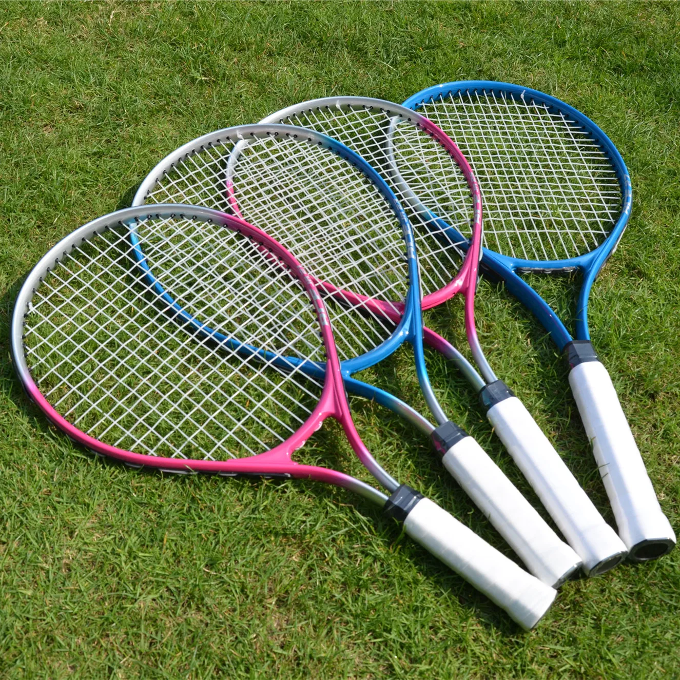 wholesale factory price aluminium alloy tennis racket for kids and junior mini age bat 19 21 23 25 inch available