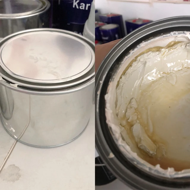 
P280 BPO 2k putty body filler with red hardener sample available 