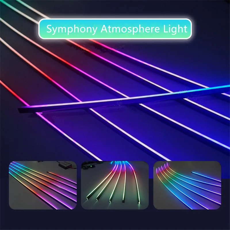 Streams RGB Symphony ambient lighting car acrylic strip interior universal led lights for car