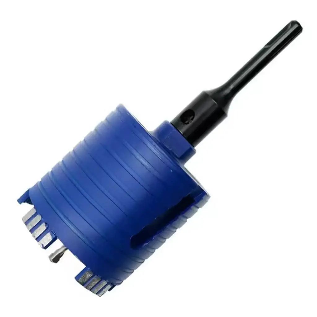 M16 Diamond Hole Saw Core Drill Bit With Center Drill and SDS Adapter for Brick Block Wall Concrete Marble Stone
