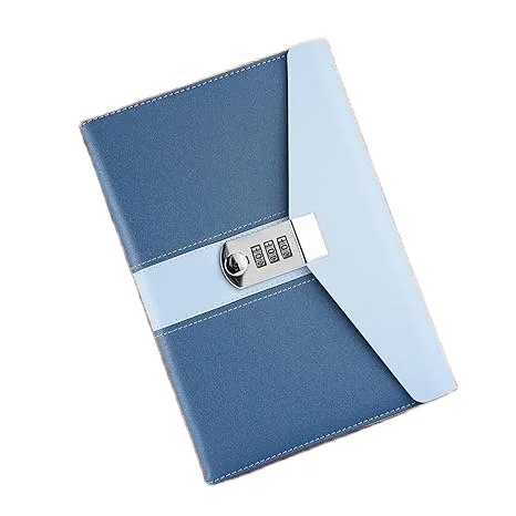 Hot Sale Password Diary Business Creativity Handbook Office Secret Journal with Diary Locked Notebook