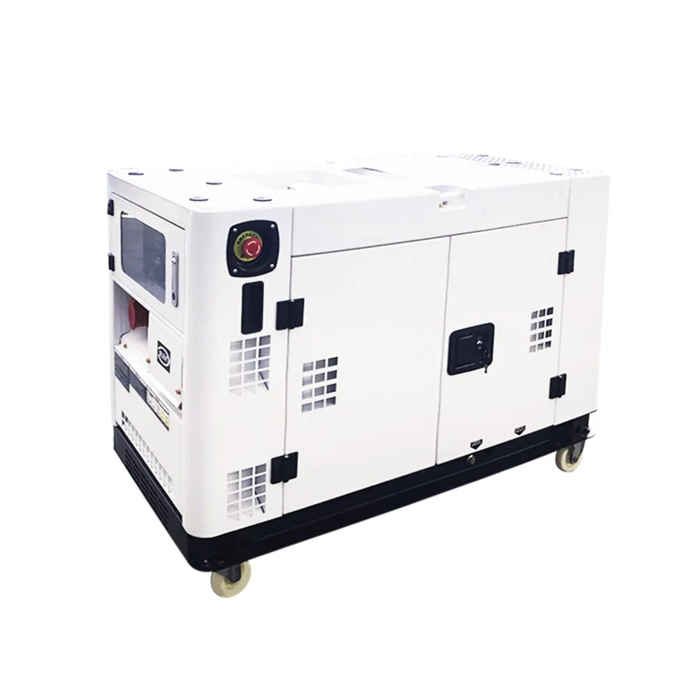 CE air cooled 6kw three phase 50hz 3000rpm 60hz 3600rpm silent portable gas generator home use