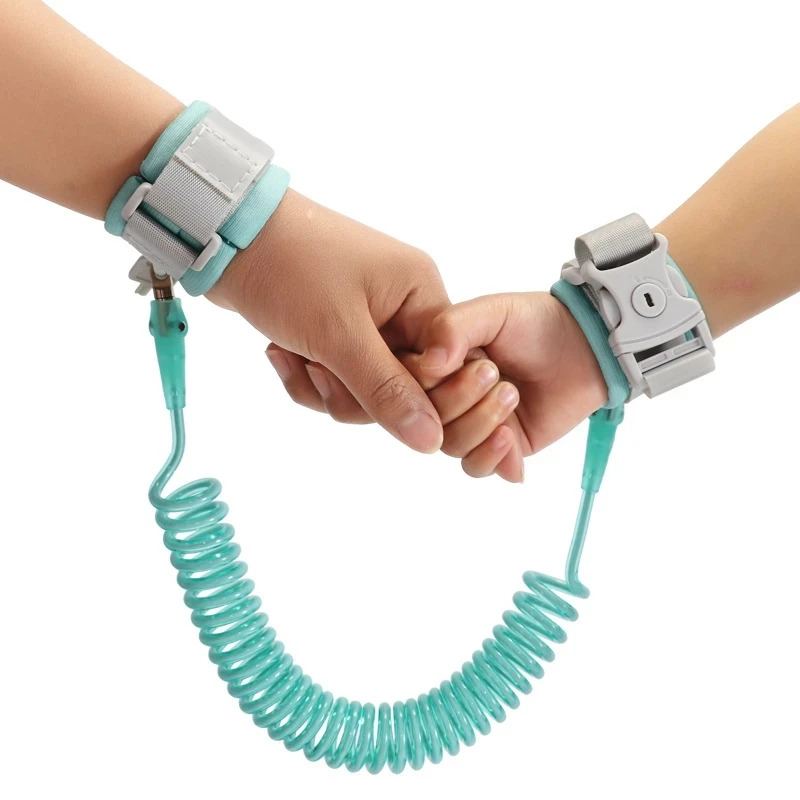 High-quality anti lost wrist link walking straps toddler walking belt for kids with key lock