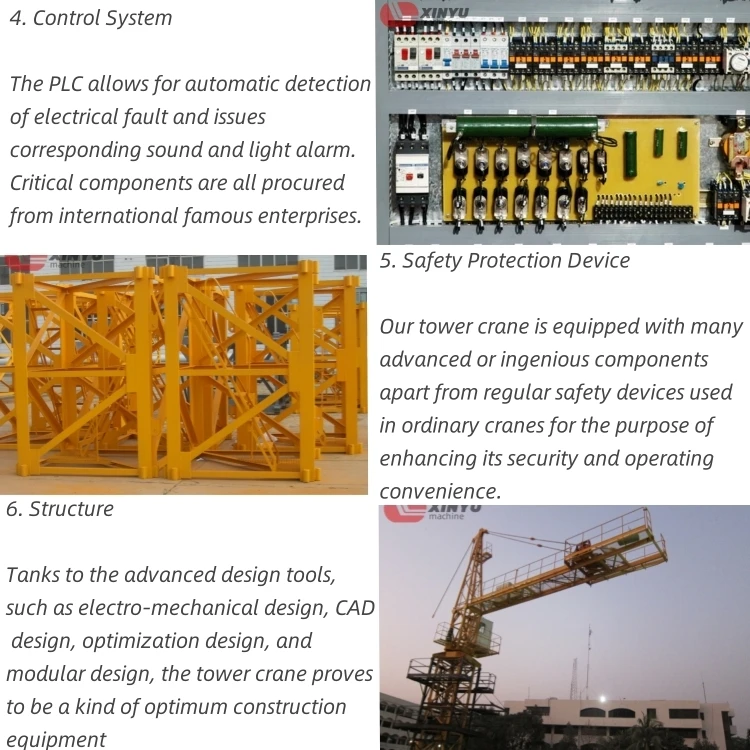 QTZ40A/4708 China New Construction Flattop Tower Crane Machine Flat Top Building Small Topless Tower Cranes Price