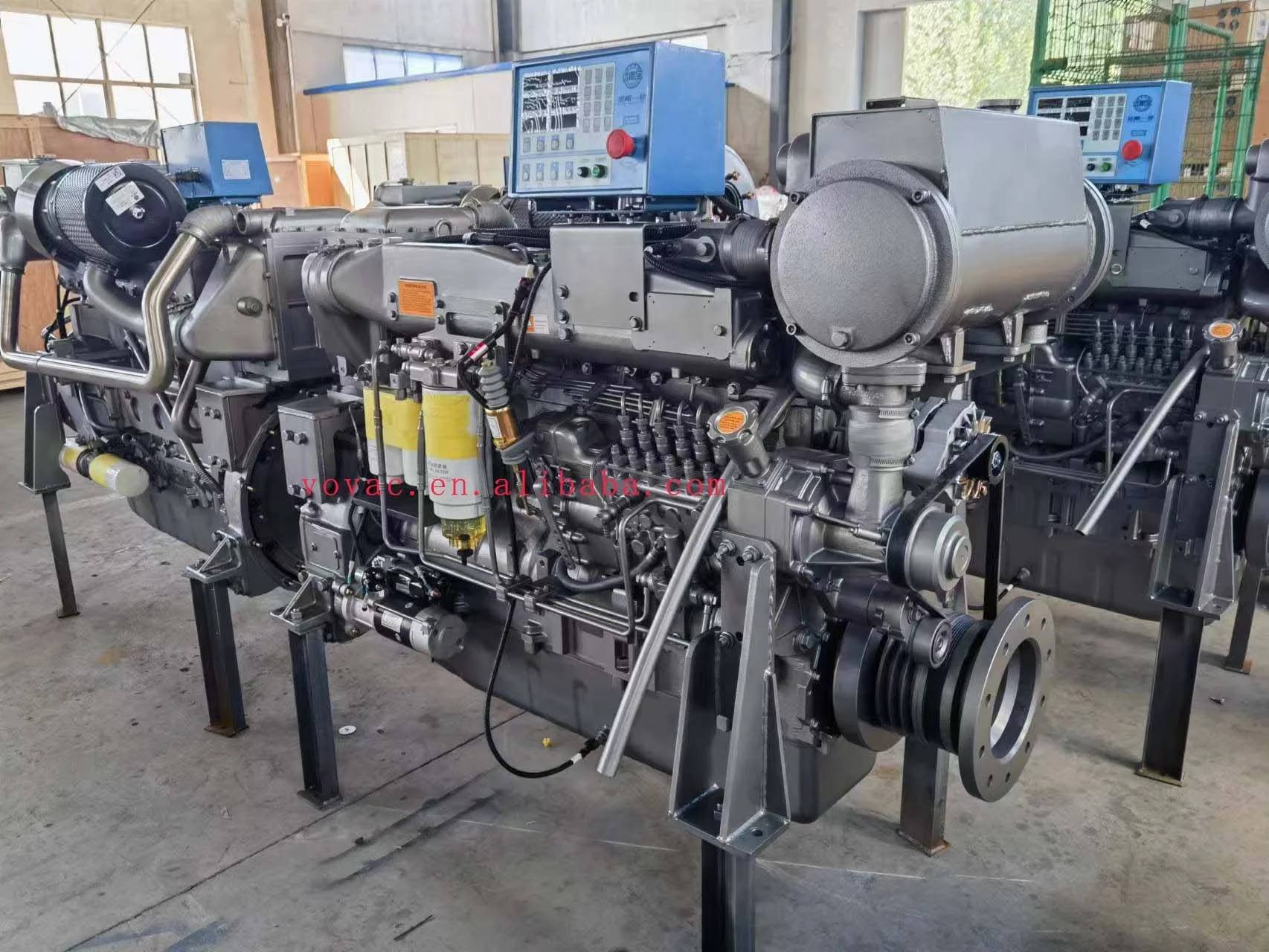 High Quality DUWEN 300HP 326HP 350HP 400HP Marine Diesel Engine With Gearbox For Fishing Boat