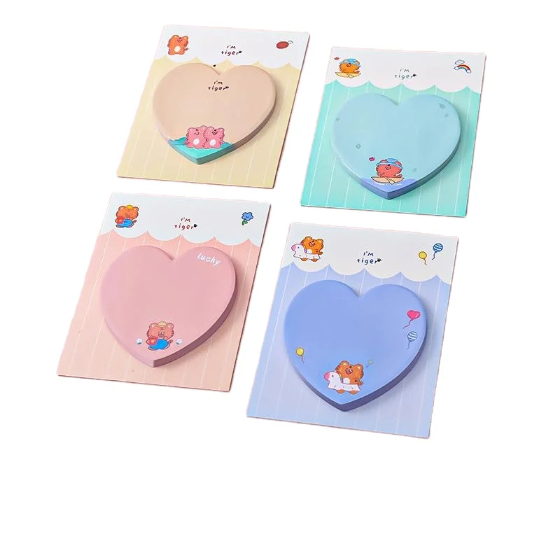 Spot wholesale cartoon love cute pet message memo students can paste it n times sticky note