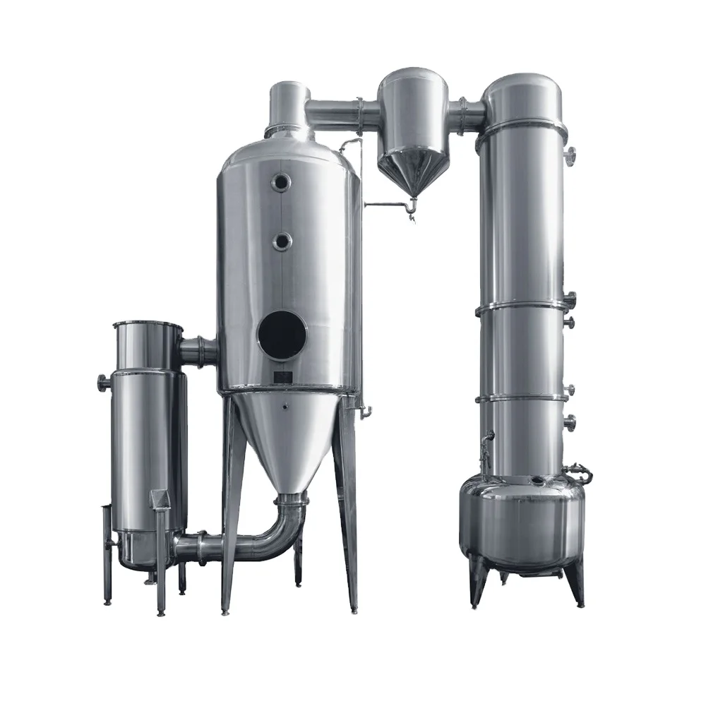 Valuen 500L/H Industrial Water Water Treatment Single Effect Evaporator Vacuum Concentrator Evaporator