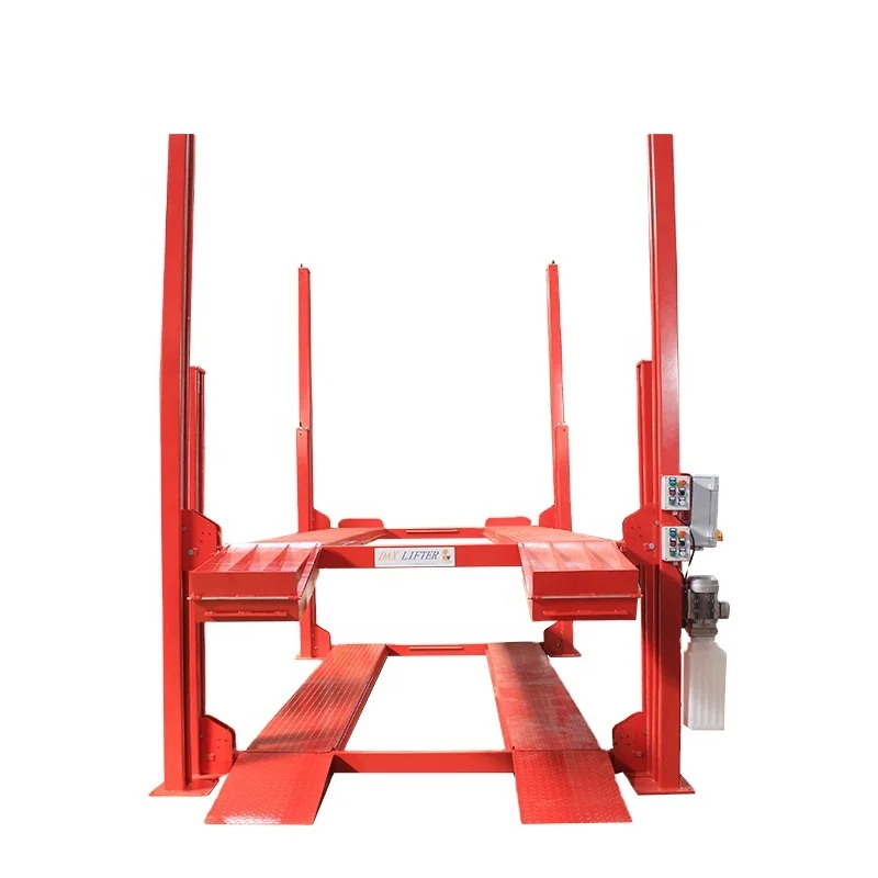 Good Quality 2700kg Load Durable Hydraulic Triple Stacker Parking Lift