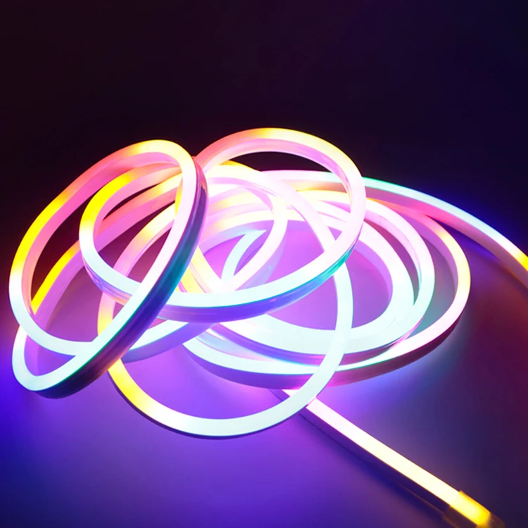 6 Colors Led Neon Lights SMD2835 LEDs Waterproof IP65 AC110V/220V neon flex for Indoors Outdoors Decor RGB Neon Light