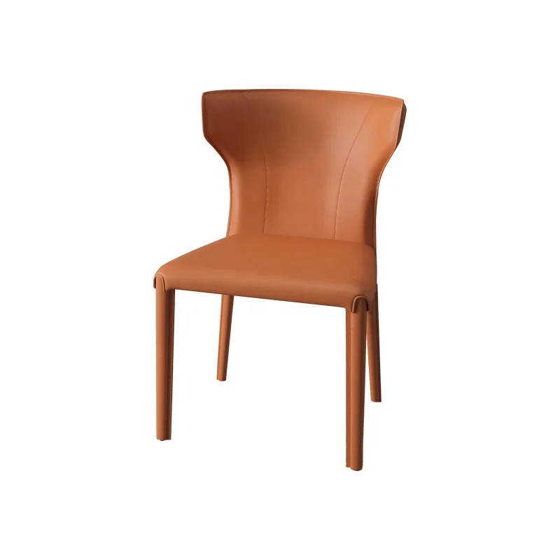 Italian Industrial Style Furniture Simple Lines Banquet Office Lounge Event Dining Living Room Light Luxury Saddle Chair
