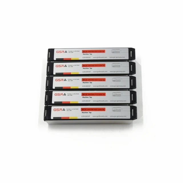 Top Quality Metric DIN376 HSS Spiral Point  Tin Coated Machine Taps