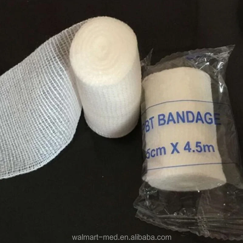 Wholesale 5cm*4.5m Medical Conforming Bandage First Aid Elastic PBT Bandage