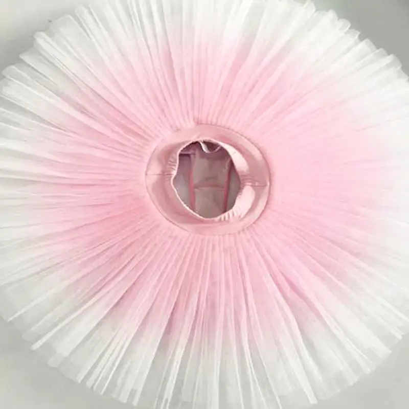 Girl Ballet Tutu Skirt Women Ladies Swan Lake Costumes Belly Dance Clothing Stage Performance Princess Dress Gradient Color