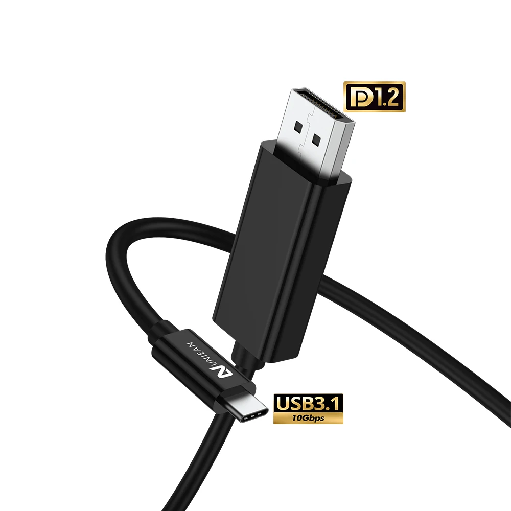2024 New Arrival ABS Shell USB Type C to DisplayPort Cable 4K DP 1.2 Cable DisplayPort Cables for Laptop PC TV Gaming Monitor