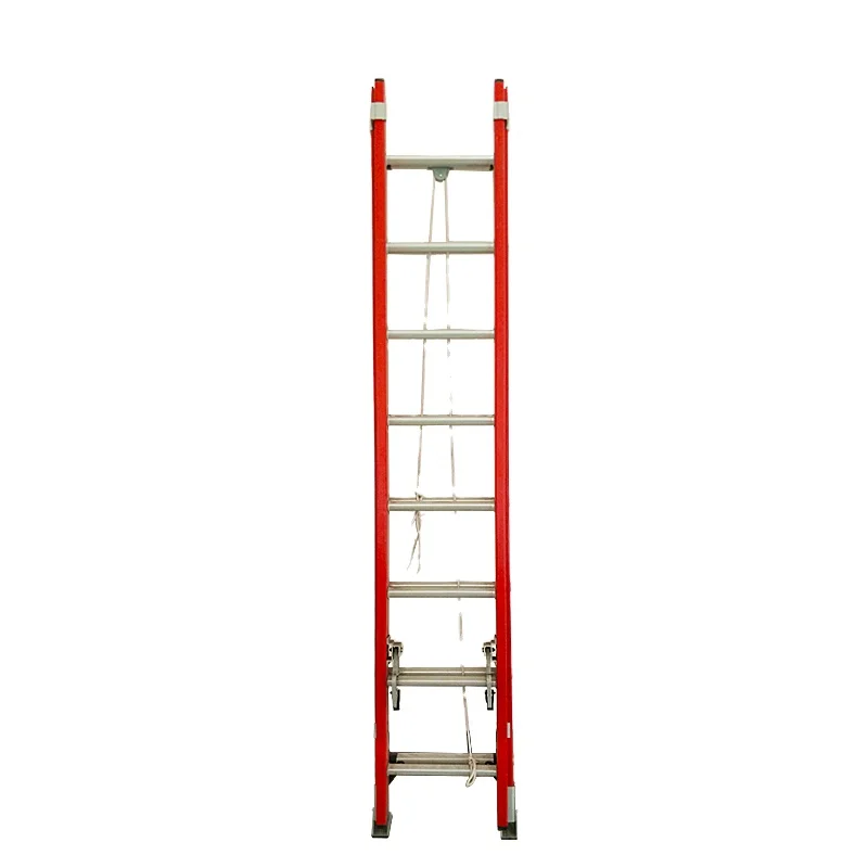 D-rung Multipurpose insulating fiberglass Extension Combination Ladder