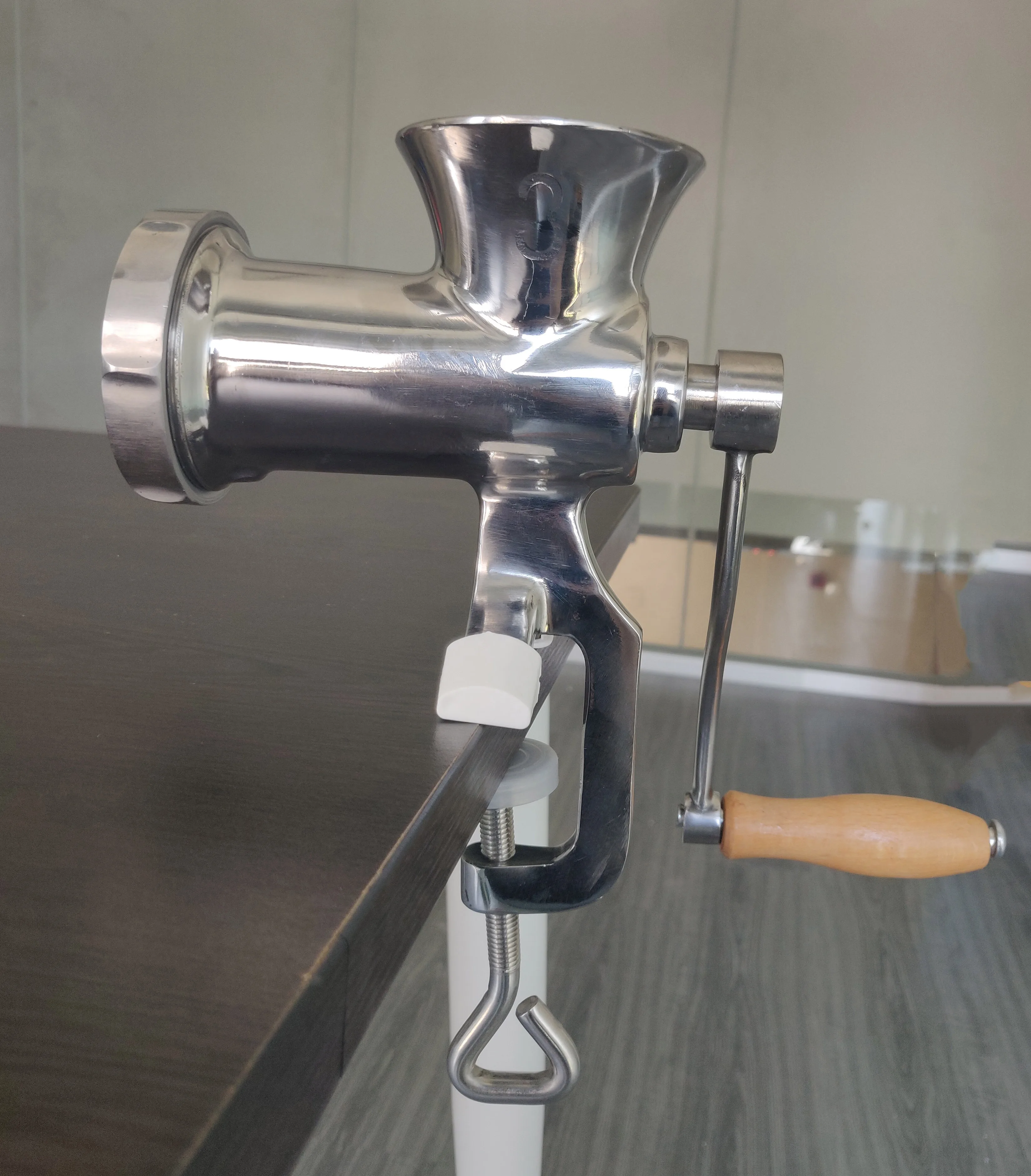 #8 Stainless Steel Hand Operated Porkert Meat Mincer Manual Meat Grinder