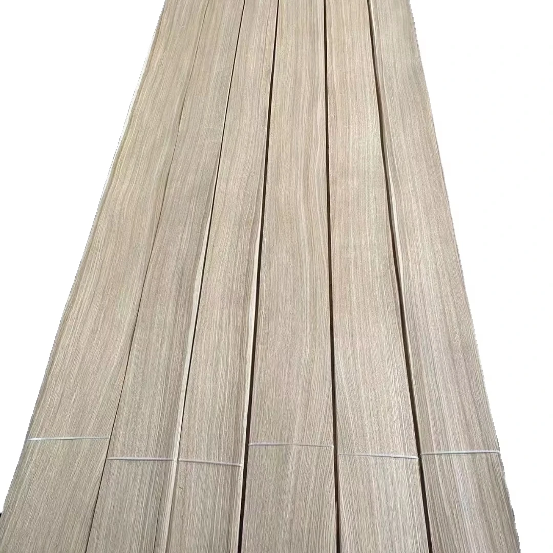 Natural Wood Veneer Sheet Quarter Cut European White Oak Veneer for Furniture Cabinet