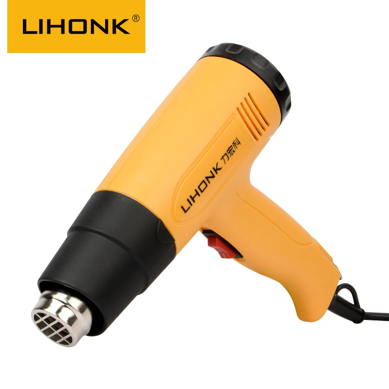 RTS2 1800W low noise temperature controlled hot gun heat air pistol for removing product labels removing bumper old stickers