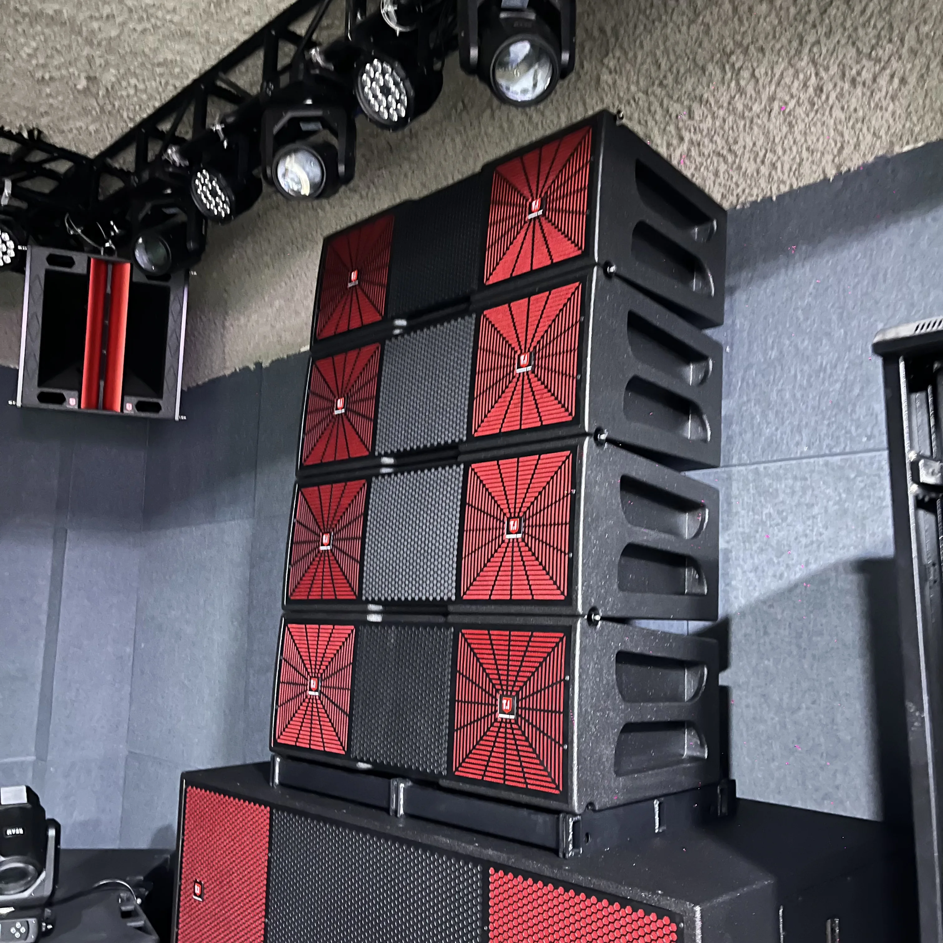 T.I pro audio 2-Way Line Array Speaker double 21-inch Outdoor show  subwooferProfessional Sound System