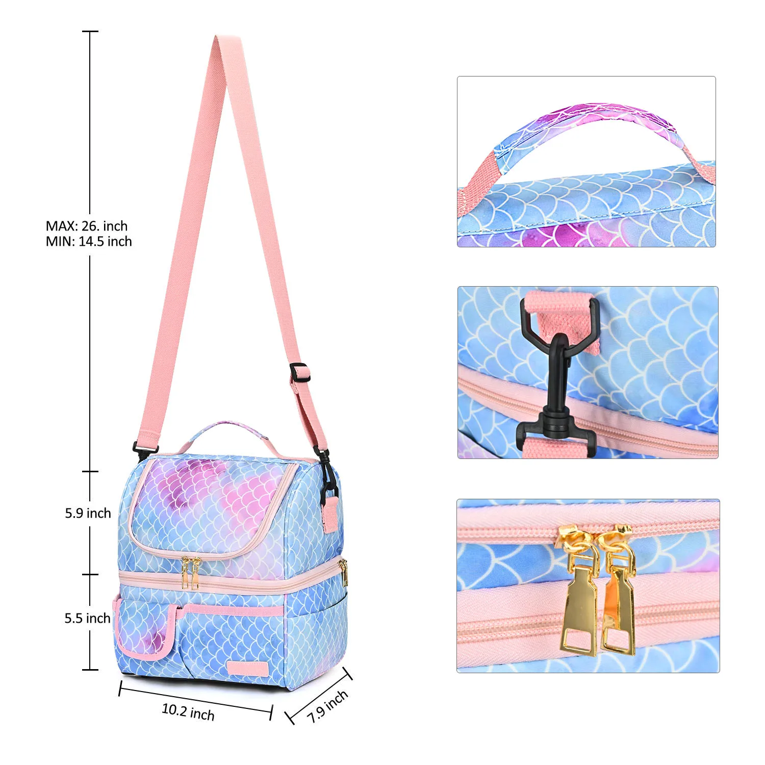 Lokass Free Sample Custom Picnic Cooler Bag Large Capacity Fashion Nylon Beer Fruit Insulation Waterproof Cooler Bag For Lunch